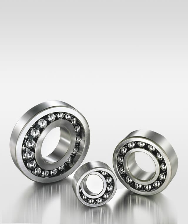 Wide application of self aligning ball bearings