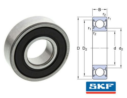 Skf 6208 2rs1 precision motor deep groove ball bearing