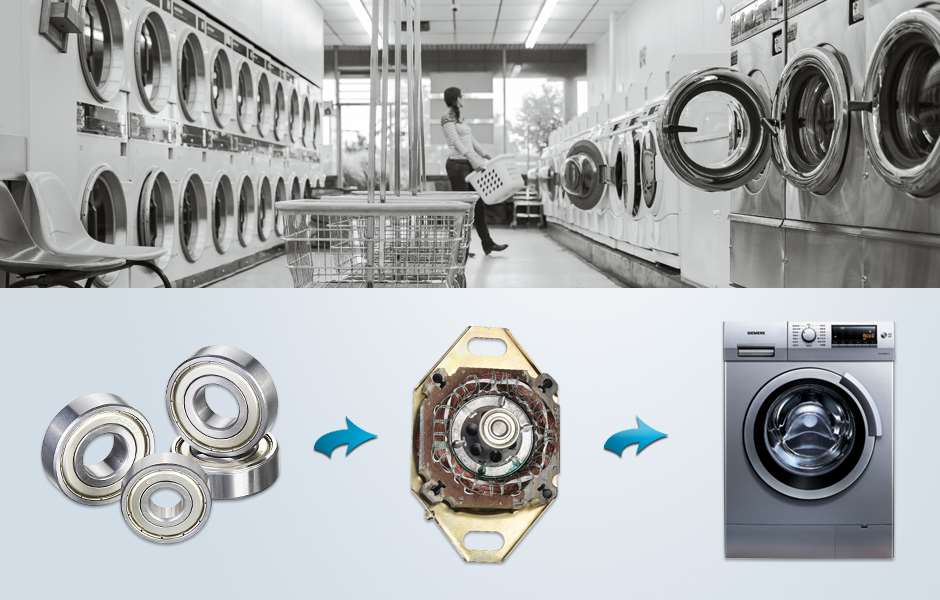 Washing machine bearings