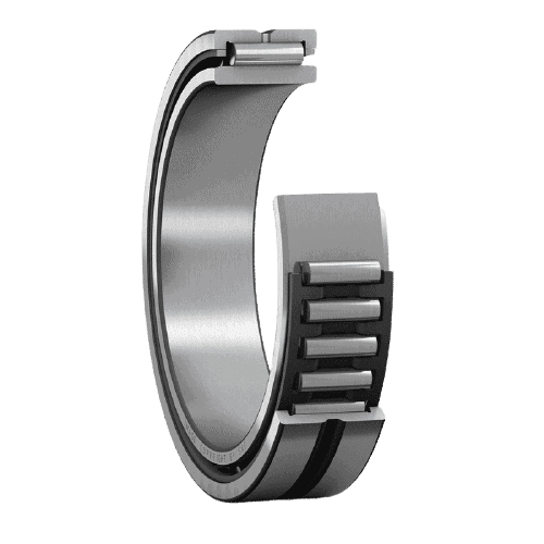 Needle roller bearings with machined rings