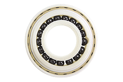 Roller bearings made entirely of ceramics