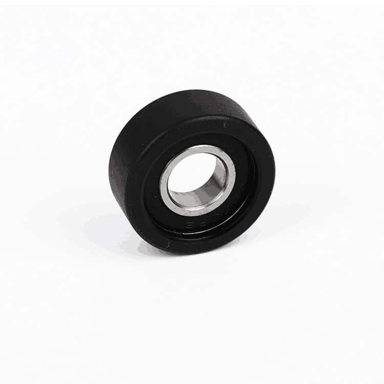 Nylon POM 696 zz Resin Coated Flat Wheel  Miniature Ball Bearing Size 6*15*5 mm