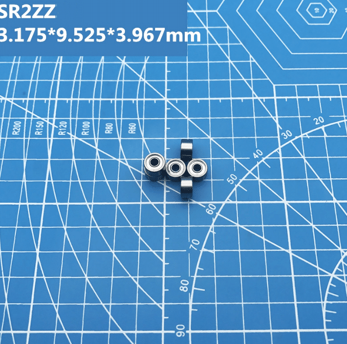 SR2ZZ stainless steel Shielded  R2ZZ 1/8 x 3/8 x 5/32 inch Miniature Ball Bearings