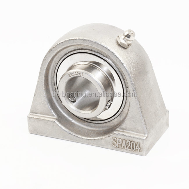 304 Stainless steel flanged insert ball bearing SPA204
