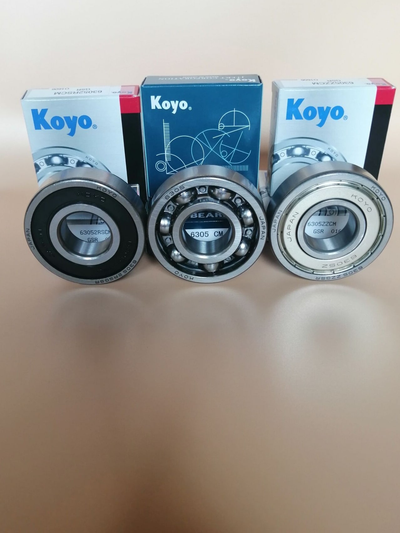 Koyo Brand  Steel Shield 6215 ZZ C3 Single Row Deep Groove Ball Bearing