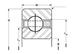 Cheap Inch Size Thin Wall Bearing Thin Section Bearings KA060CPO