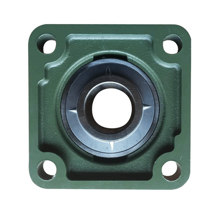 Cast iron square flanged block unit UCF313 mounted ball bearing