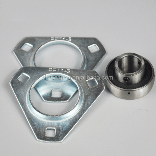 Triangle Flange Unit Pressed Stamping Steel Bearing Housing PFT203