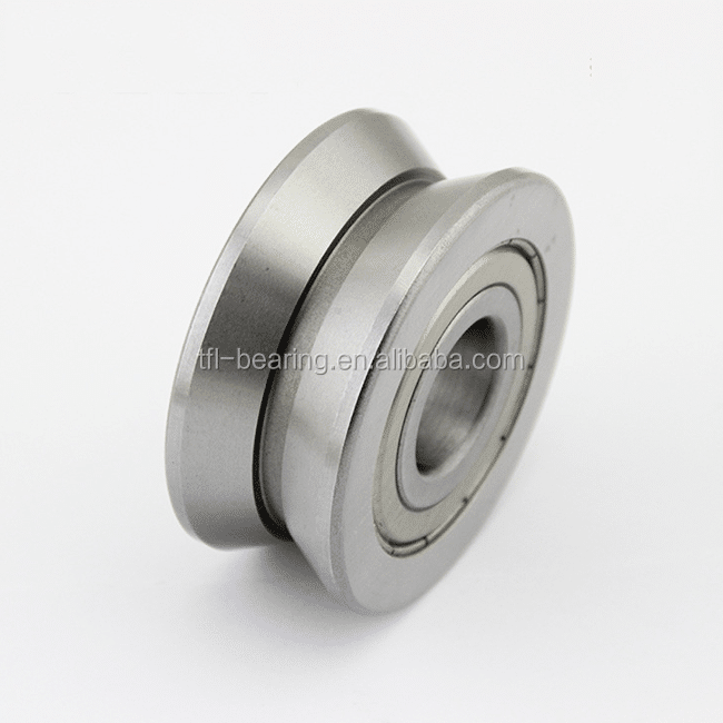 SG35 U Groove 12x42x19mm Ball Track Guide Bearing For Textile Machine