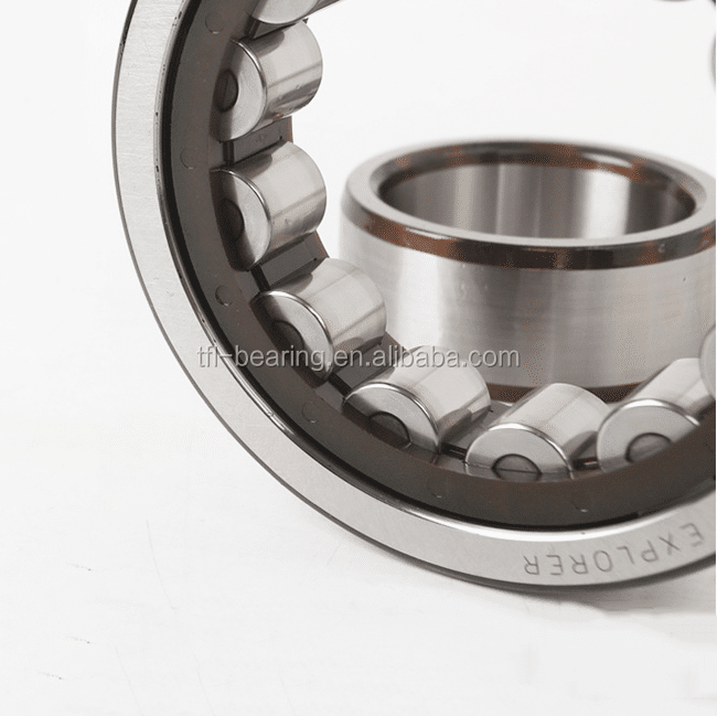 ABEC3 Low Noise Chrome Steel Cylindrical Roller Bearing NJ209 EM For Machine