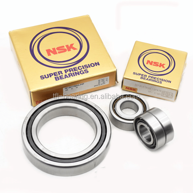 Original CNC NSK precision bearing 7010CTYNDULP4  7010C 7010 angular contact ball bearing