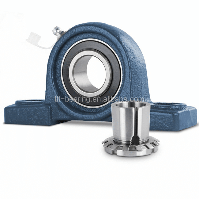 FYH Tapered Bore Pillow Block Mounted Ball Bearing UKP309 with Adapter Sleeve