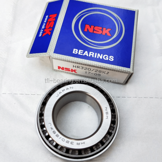 high quality single row NSK HR320/28XJ taper roller bearing made in Japan