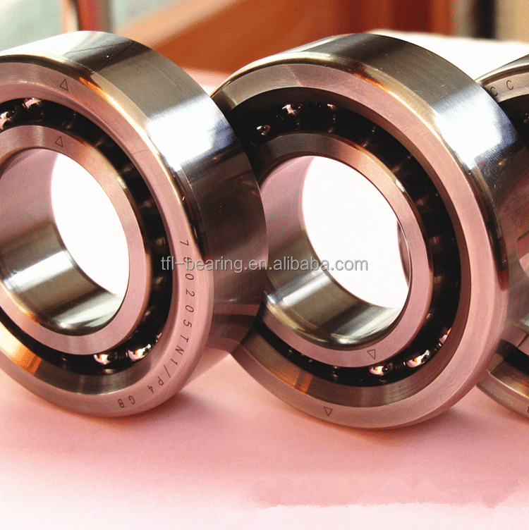 High speed 7214ac 46214 angular contact ball bearings size 70x125x24 mm