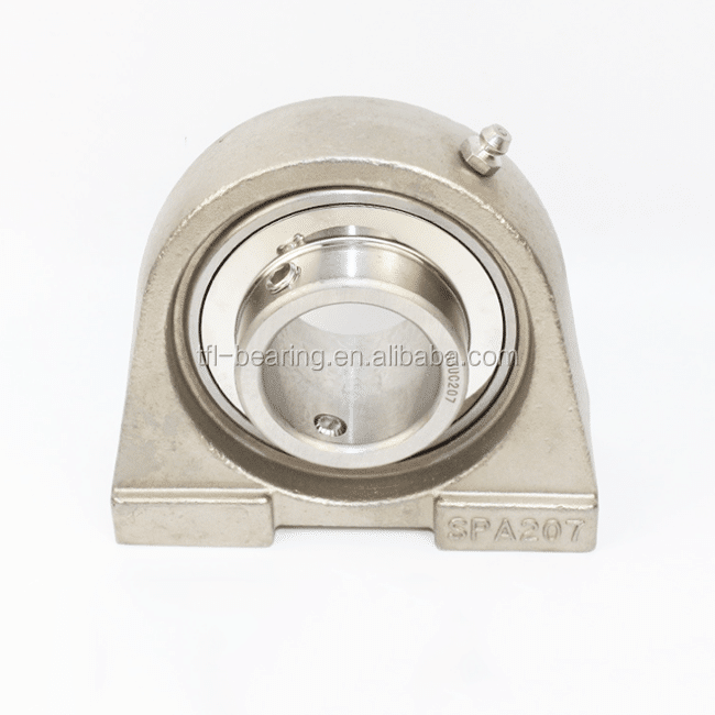 304 all stainless steel pillow block bearing SUCPA201