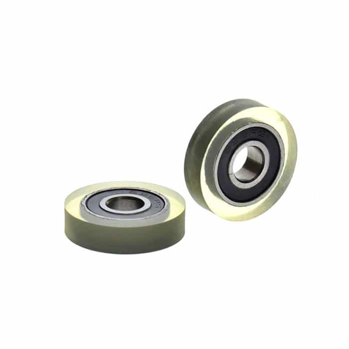 696 rubber bearing pulley roller pressure roller PU69620-5 polyurethane guide wheel Bearing