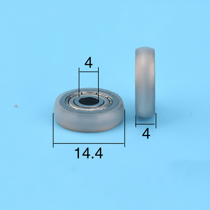 5*23*7 mm 625zz  POM Plastic Coated Bearing for rollers