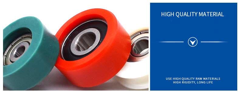 608 ZZ Ball Bearing Covered with POM Plastic Pulley Bearings