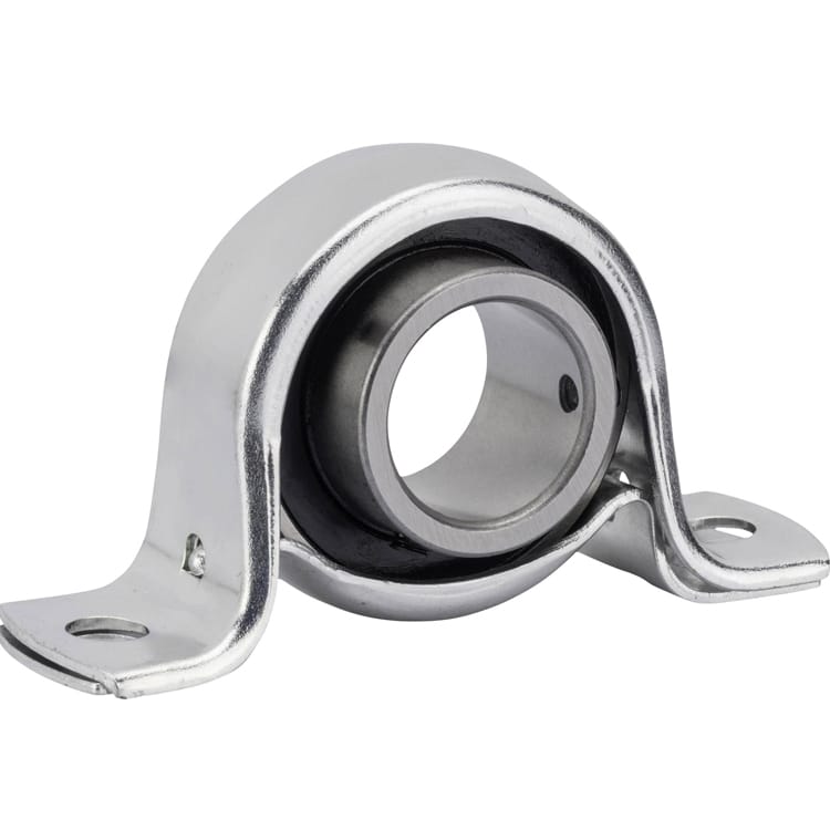 Low Noise Pressed Steel SBPP207-20 Pillow Block Bearing with housing