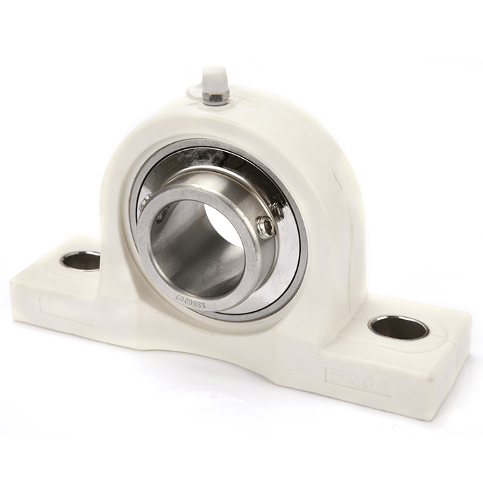 SS UCP204 thermoplastic pillow block bearing with cover
