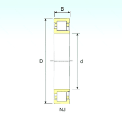 NSK long durability NJ2213 cylindrical roller bearing 65*120*31