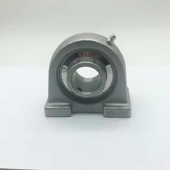 SUCF212 4 bolt stainless steel flange mounted ball bearing SF212