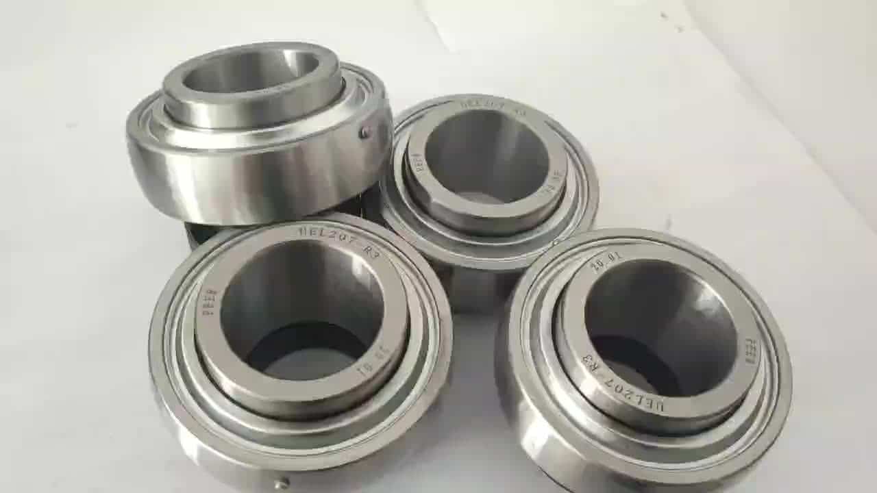 Uc207 uc207-22 stainless steel 35x72x42. 9mm insert ball bearing