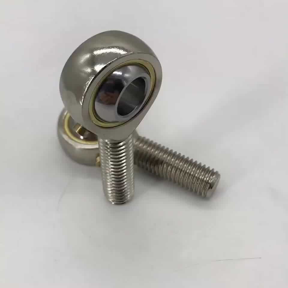 High Speed POS 10 10x26x14 mm Right Left External Thread Rod End Joint Bearing