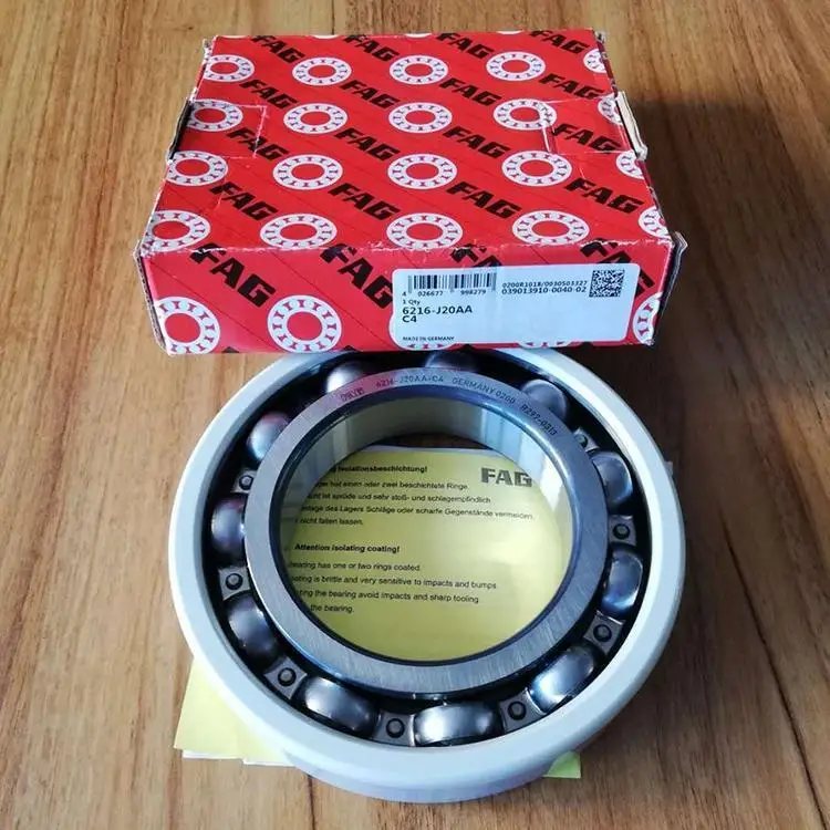 6317M/C3VL0241 6317M/C3J20AA 85x180x41mm outer ring insulated bearings for High Voltage Motors