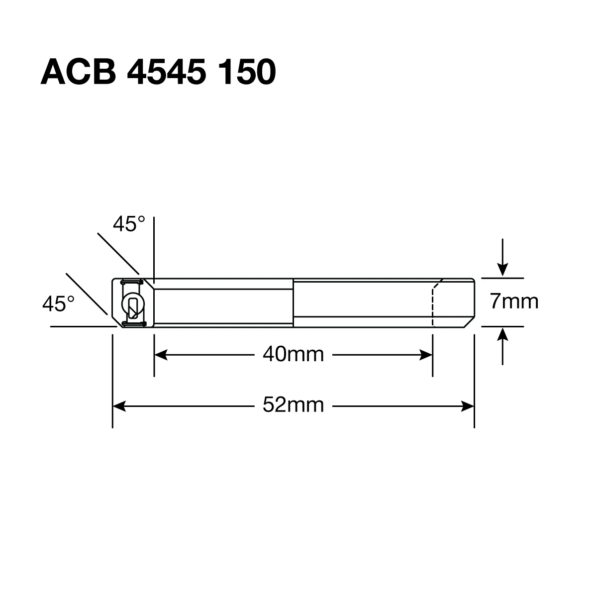 6808LLBBO45 40x52x7mm with Black Oxide Coated Headset Bearing for agricultural machinery