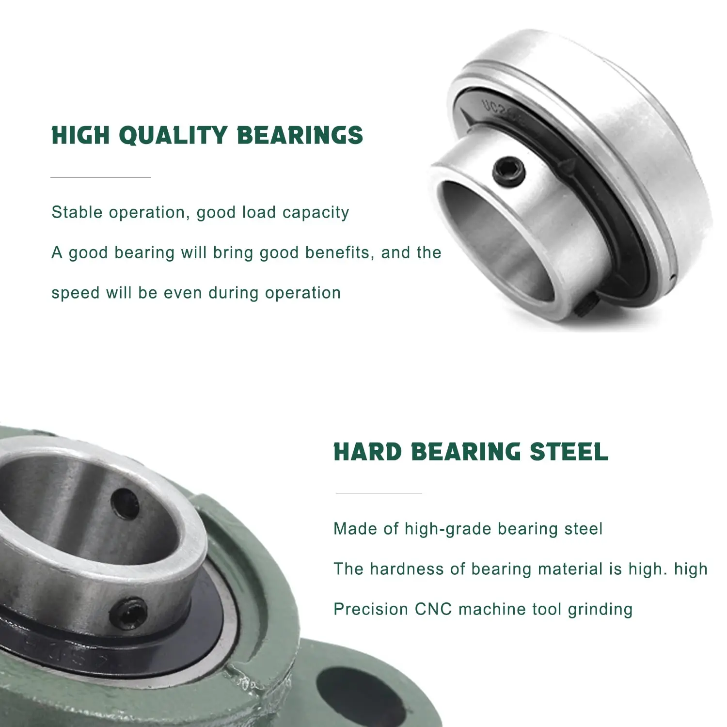 TFL Oval Flange Ball Bearing Unit UCFC210 with Extended Inner Ring and Set Screw Locking