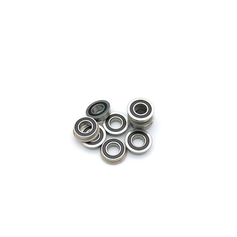 Smf126 2 Rs Zz 6 * 12 * 4 Mm Stainless Steel Rubber Sealed Deep Groove Ball Bearing Flange Bearing for Advanced Yoyo Players