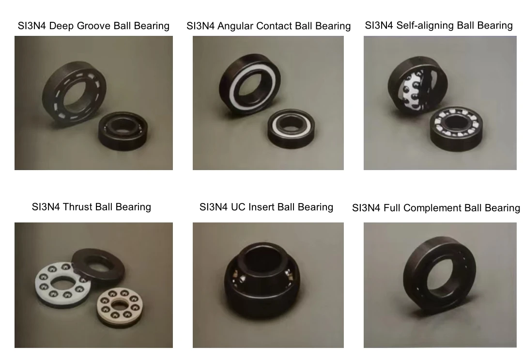 1200 1201 1202 1203 1204 1205 1206 si3n4 full ceramic self-aligning ball bearing