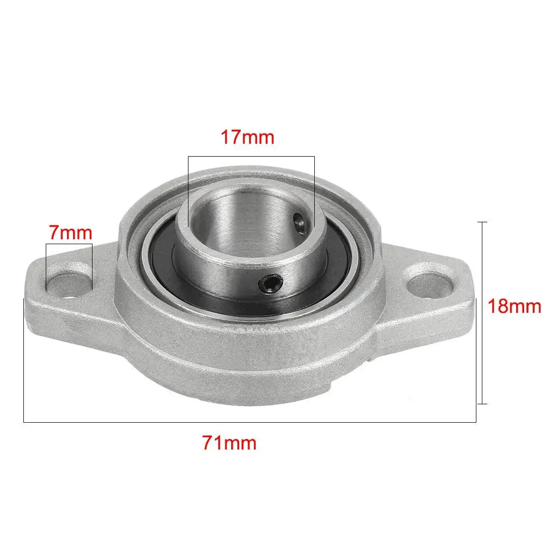 TFL Long life zinc alloy FL003 K003 17mm miniature pillow block bearings KFL003