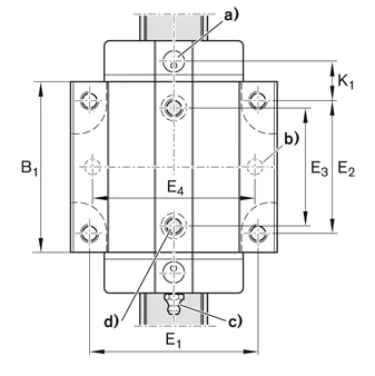 R165121420 R165129320 R165121422 High precision Flange linear slider for manipulator