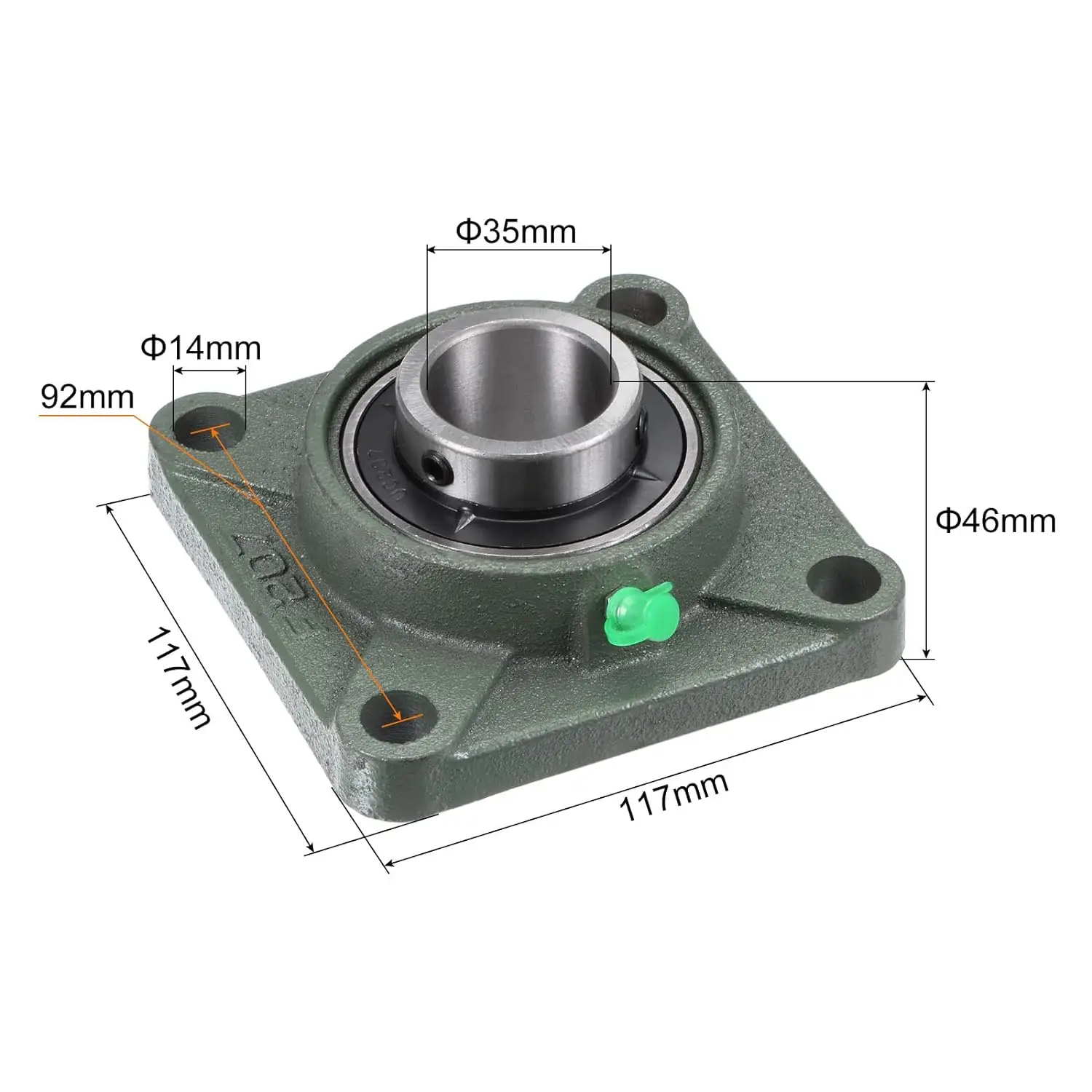 TFL IN Stock Direct Selling Best Price High Performance UCF207 Bearing Pillow Block Bearing