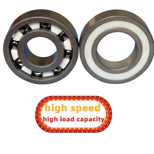 Ceramic high temperature bearings 6205 6000 deep groove ball bearing