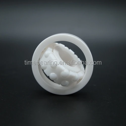 acid corrosion resistant 5mm-110mm SI3N4 ceramic Self-aligning ball bearing with PTFE cage