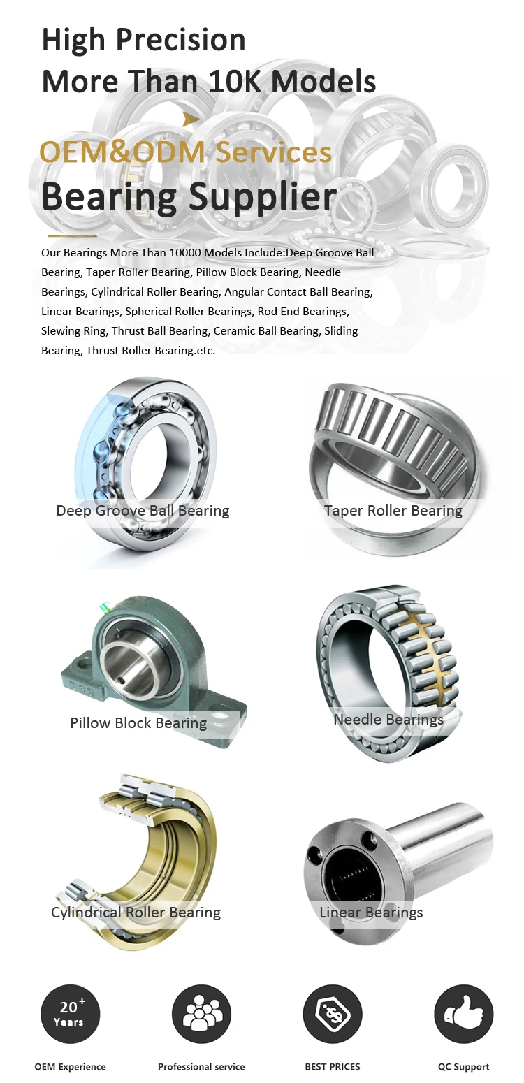 New Arrival Single Row S Mr126 ZZ 2 RS Deep Groove Ball Bearings Iron Cover Plastic Cover Metal Bearing Ring