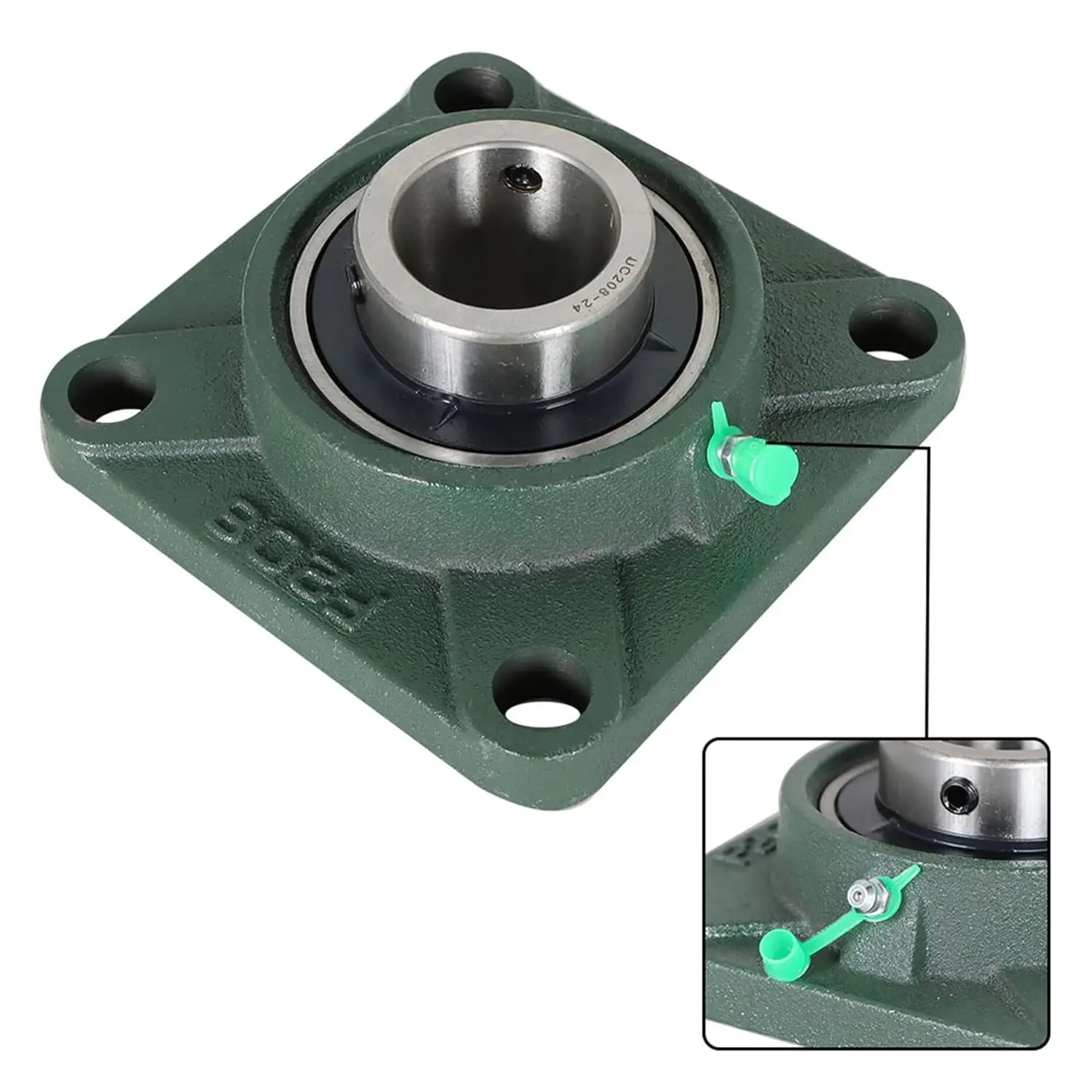 TFL Best Sale Good Quality UCF208 Bearings Chrome Steel Square Flange Pillow Block Bearing