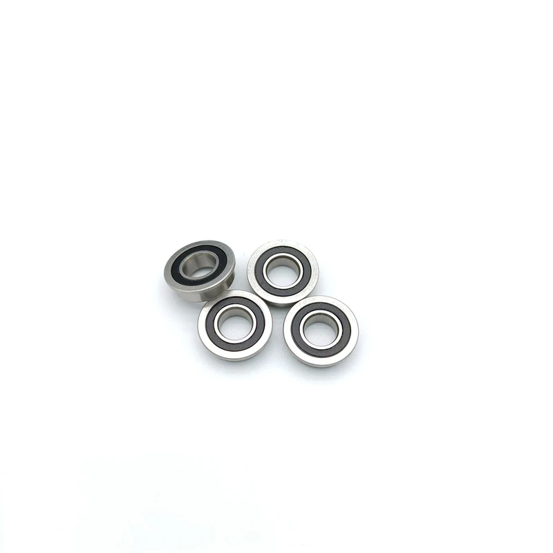 Smf126 2 Rs Zz 6 * 12 * 4 Mm Stainless Steel Rubber Sealed Deep Groove Ball Bearing Flange Bearing for Advanced Yoyo Players