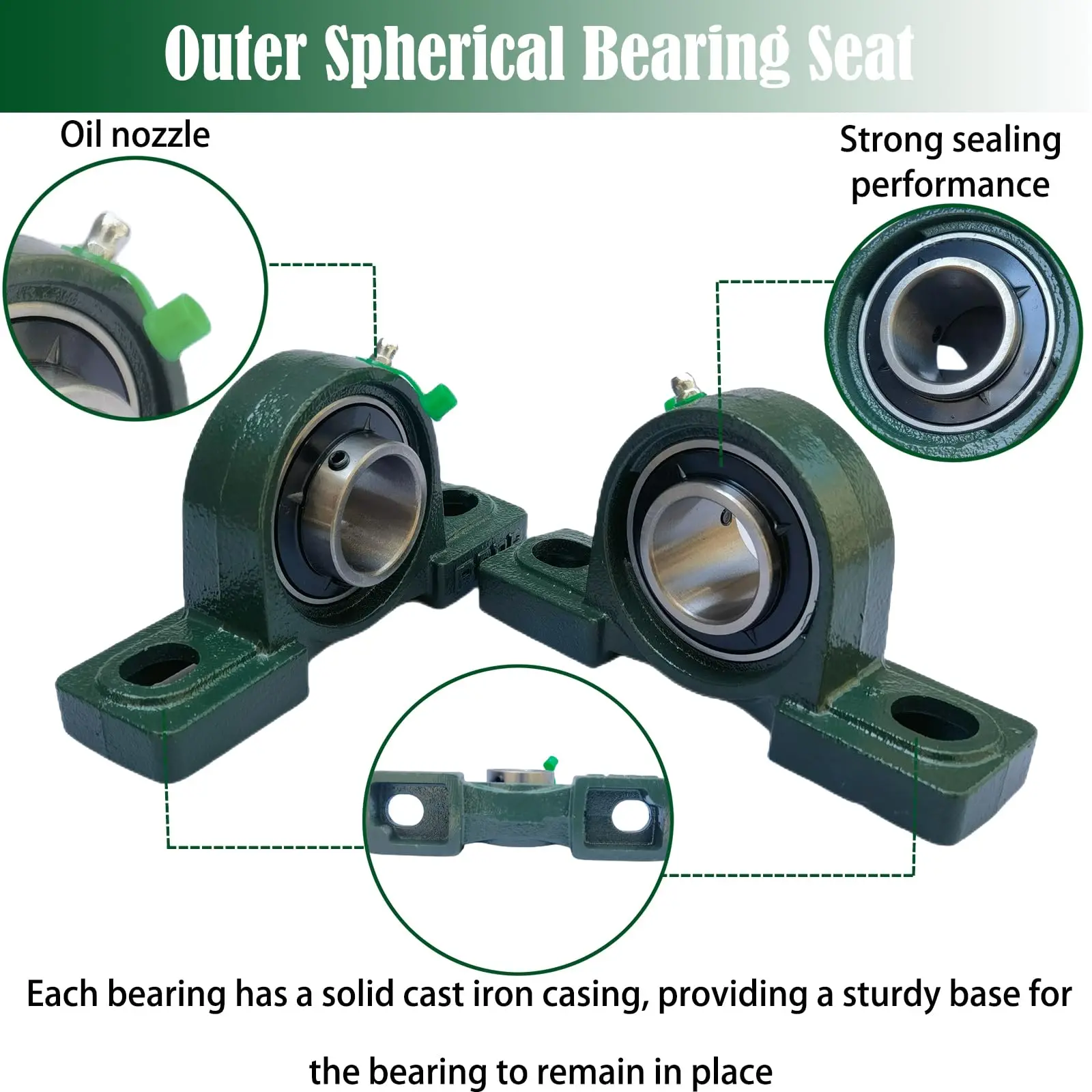 TFL High Precision Pillow Block Bearing UCP206 For Agriculture Machine