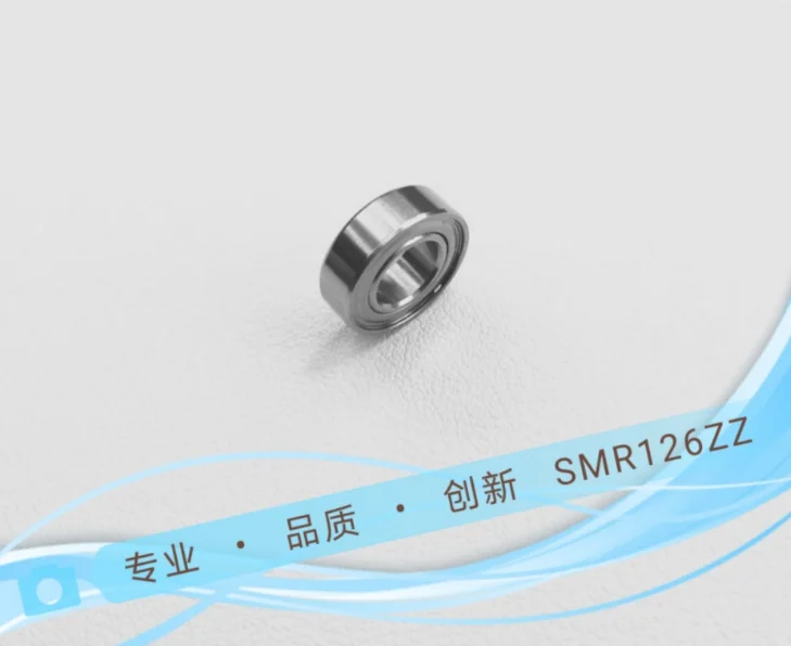 New Arrival Stainless Steel 6 X 12 X 4 Mm Smr126 Zz 2 Rs Deep Groove Ball Bearings for Fishing Reel Ball Bearing