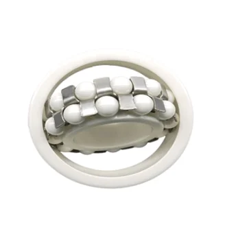 Zro3 full ceramic self-aligning ball bearing with aisi304 stainless steel cage