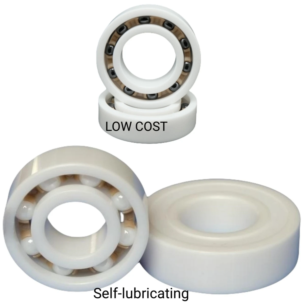 factory supply abec7 ptfe cage zro2 si3n4 full ceramic ball bearing