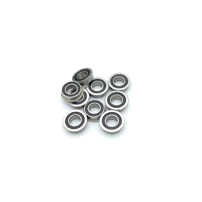 Smf126 2 Rs Zz 6 * 12 * 4 Mm Stainless Steel Rubber Sealed Deep Groove Ball Bearing Flange Bearing for Advanced Yoyo Players