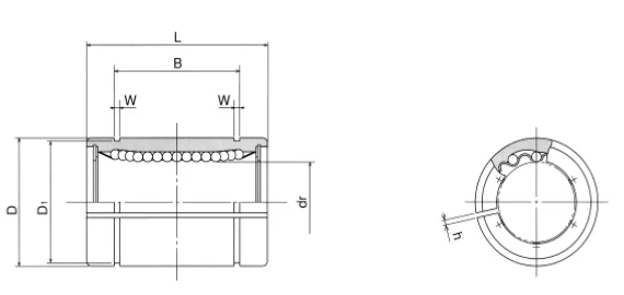 High quality LM10UU  LM10LUU 10mm Long type Linear Ball Bearing for shaft