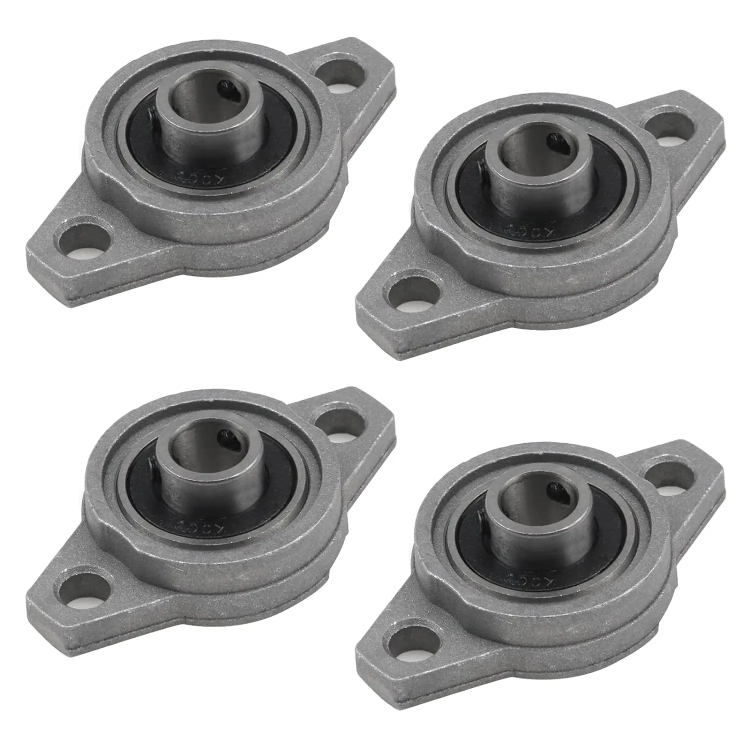 TFL Wholesale 3D Printer Parts Zinc Alloy 12mm 2 Bolts Mounted Flange Pillow Block Bearing KFL001