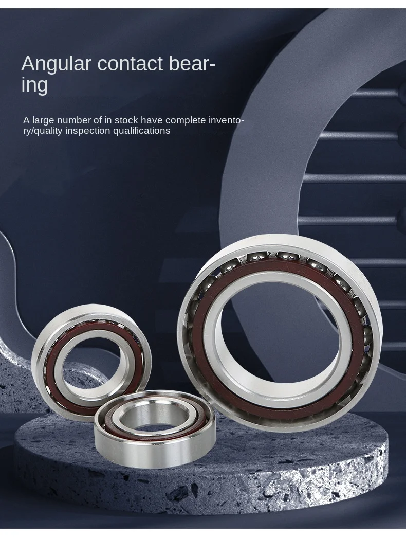 7206A  Single row angular contact ball bearing for Pneumatic Tool Bearing