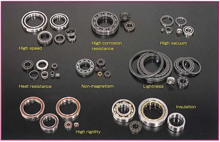 Miniature Bearing 627 ZrO2 Full Ceramic Miniature 627 Ball Bearing 7*22*7mm For skates